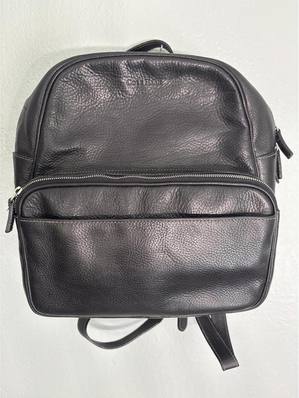 Cole haan leather backpack black luxury capsule